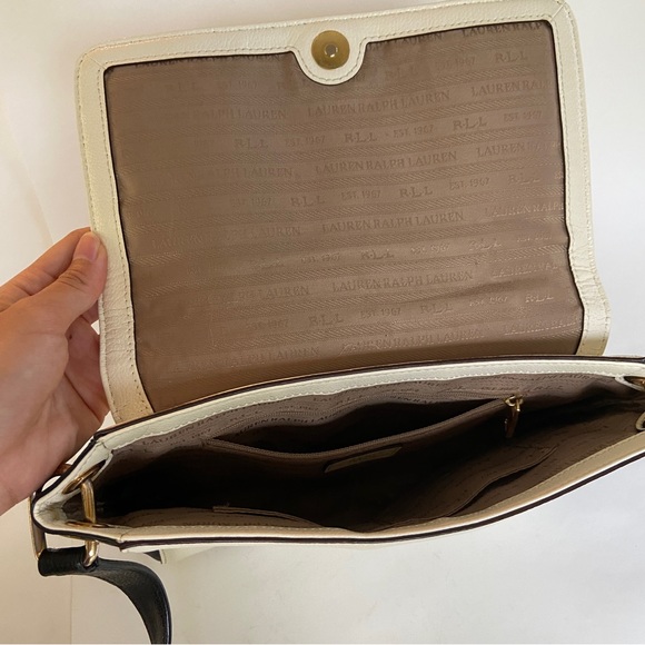 Lauren Ralph Lauren leather color block purse - Picture 4 of 6